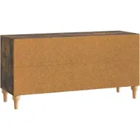 vidaXL TV Kast Gerookt eiken 102 x 34,5 x 50 cm Bewerkt hout