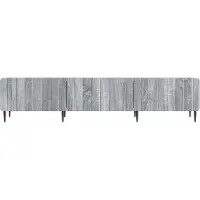 vidaXL TV Kast met lade Grijs sonoma 147 x 34,5 x 32 cm Bewerkt hout