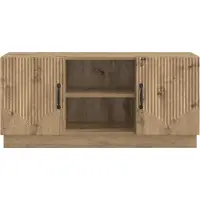 vidaXL TV Kast 102 x 34,5 x 47 cm Artisanaal eiken Bewerkt hout