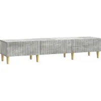 vidaXL TV Kast met lade Betongrijs 147 x 34,5 x 30 cm Bewerkt hout