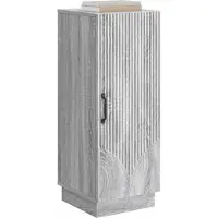 vidaXL Dressoir, grijze Sonoma-kleur, 33 x 34,5 x 87 cm, materiaal: houtvezel