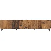 vidaXL TV-kast van gerecycled hout, 147 x 34,5 x 32 cm, houtvezel
