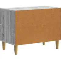 vidaXL Nachtkastje Grijs sonoma 62 x 34,5 x 48 cm Bewerkt hout