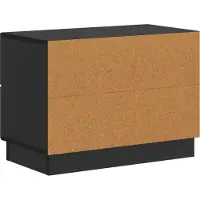 vidaXL Nachtkastje met lade Zwart 62 x 34,5 x 44,5 cm Bewerkt hout