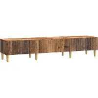 vidaXL TV Kast met lade Oud hout 147 x 34,5 x 30 cm Bewerkt hout
