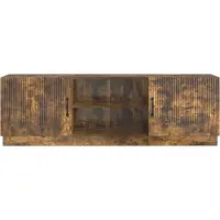 vidaXL TV Kast Gerookt eiken 150 x 31 x 47 cm Bewerkt hout