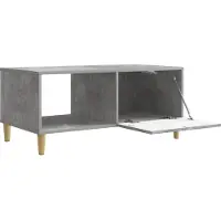 vidaXL Salontafel Betongrijs 90 x 50 x 40 cm Bewerkt hout