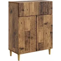 vidaXL Dressoir met lade Oud hout 66 x 34,5 x 90 cm Bewerkt hout