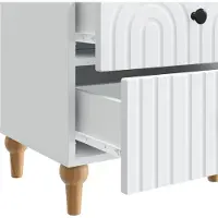 vidaXL Nachtkastje 2 st Wit 43 x 34,5 x 48 cm Bewerkt hout