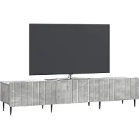 vidaXL TV Kast met lade Betongrijs 147 x 34,5 x 32 cm Bewerkt hout