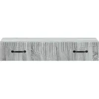 vidaXL Wandgemonteerde Zijtafel 87,5 x 34,5 x 17 cm Bewerkt hout