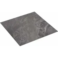 vidaXL Vloerplanken 5,11 m² 55 pcs PVC Zwart en Wit