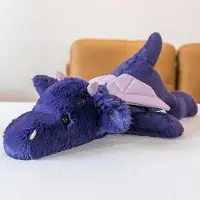 Ren Verzwaaringsknuffel - Verzwaarde Knuffel - Spanningskuffel - 1,36 kg - Draak - Paars - ‎28cm x 21cm x 50cm; 1 kg