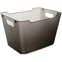 Keeeper Opbergdoos Lotta, 20 liter, kristalgrijs