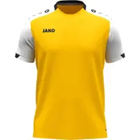 Jako Dynamic T-Shirt Kinderen - Geel / Wit / Zwart | Maat: 164