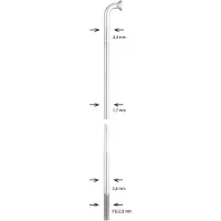 Alpina 2.00/1.70/2.00 Mm Stainless Steel Double Butted Spaken 100 Eenheden