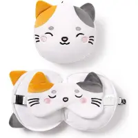Pipoos Reiskussen met oogmasker - kat
