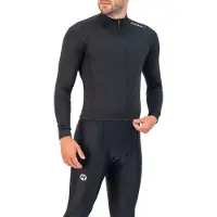 Rogelli Core Heren Fietsshirt - Lange mouw - 3 achterzakken - Zwart