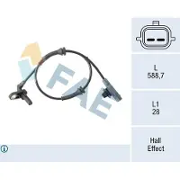 FAE 78505 Wielsnelheidssensor (ABS)