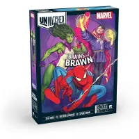 Restoration Games Unmatched Marvel 5 Brains & Brawn Board Game English Transparant Kinderen