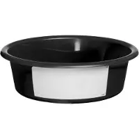 Hofman Voerbak 6L - Ronde Voederbak zonder Deksel - Voeremmer voor Paarden en Boederijdieren - Dierenvoer - Voerbak voor Dierenvoeding - Blauw