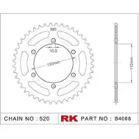 Rk 4008 520 Achtertandwiel