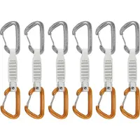 Mammut - Klimsetjes - Sender Wire 12 cm 6 Pack Light Grey/Gold voor Unisex - Wit