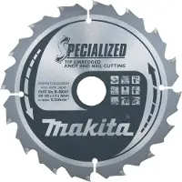 Makita SPECIALIZED Zaagblad Hout met Nagels 190x30x2mm 40T - B-33180