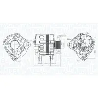 MAGNETI MARELLI 063736095010 Dynamo / Alternator
