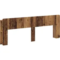 vidaXL Hoofdeinde Kast met opslag Oud hout Bewerkt hout