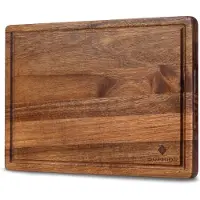 SOPHIOR Snijplank van Acaciahout met sapgeul 35x25x2,5cm