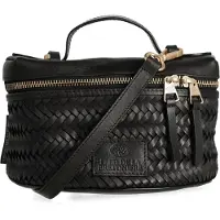 Fred de la bretoniere Dames Crossbodytassen Lori Weave - Zwart - Maat ONESIZE