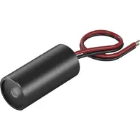 PICOTRONIC Lasermodule Punt Rood 1 mW DD635-1-5(12x25)15mm@1000mm