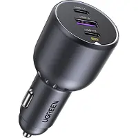 UGREEN Auto-snellader met 3 poorten 130W