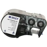 Brady M4C-750-595-BL-WT tape vinyl wit op blauw | 19,05 mm x 7,62 m (origineel)