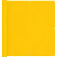 vidaXL Balkonscherm Geel 110 x 800 cm Oxford Stof