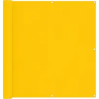 vidaXL Balkonscherm 110 x 300 cm Oxford Stof Rechthoekig Geel