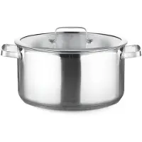 Maestro Kookpan met Deksel - Ø 20 cm - 2.5L - Hoogwaardig Roestvrij Staal (RVS) - Alle Warmtebronnen incl. Inductie