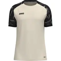 Jako Sonic T-Shirt Heren - Off White / Zwart | Maat: 4XL