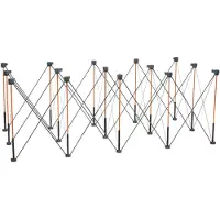 Bora Centipede Workbench Tall CT15 het complete inklapbare werktafel onderstel 121x243 cm - Extra hoog: 91,4 cm