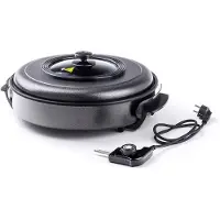 Ren Partypan - Elektrische Pan - Hapjespan Electrisch - Geschikt Om Te Frituren - 1400w - Zwart - 45cm x 55cm 46cm; 3.23 kg