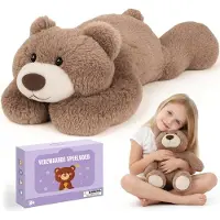 Ren Verzwaringsknuffel - Verzwaarde Knuffel - Verzwaringsknuffel Volwassenen - Bruin - 34cm x 24cm x 8cm