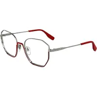 Karl Lagerfeld Bril - - KL356 N - Rood/Zilver - Metaal - Maat 54/20/140