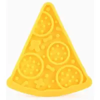 Sodapup Pizza Lick Mat - Slow Feeder voor Honden - Siliconen Likmat met Zuignappen - Kalmerende Voerbak