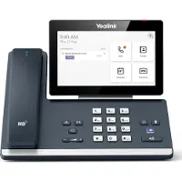 Yealink 7" Touch LCD 1024 x 600, 2x RJ-45, 2x USB, 2x RJ9, 1x USB-C, WLAN 2.4/5 GHz, Android 13.0