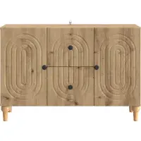 vidaXL TV-kast Artisan-eikenhout, 89 x 34,5 x 60 cm, houtvezel