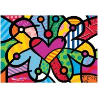 Bluebird Puzzle Romero Britto - Heart Butterfly (2000) - Legpuzzel