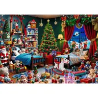 Bluebird Puzzle , kerstmotief, puzzel met 2000 stukjes - educatief speelgoed