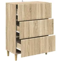 vidaXL Ladekast 66 x 34,5 x 90 cm Bewerkt hout Sonoma Eiken