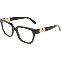 Ferragamo SF3056 55/18/145 Zwarte Acetaat Bril VROUW SF3056